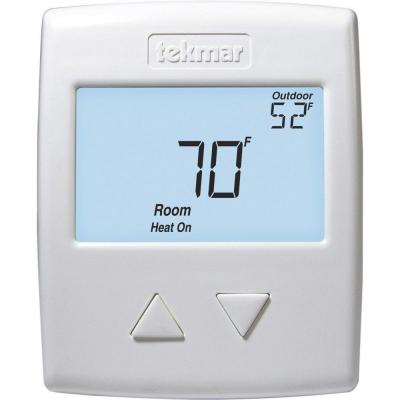 518 - Digital Non-Programmable 1-Stage Heat Thermostat in White